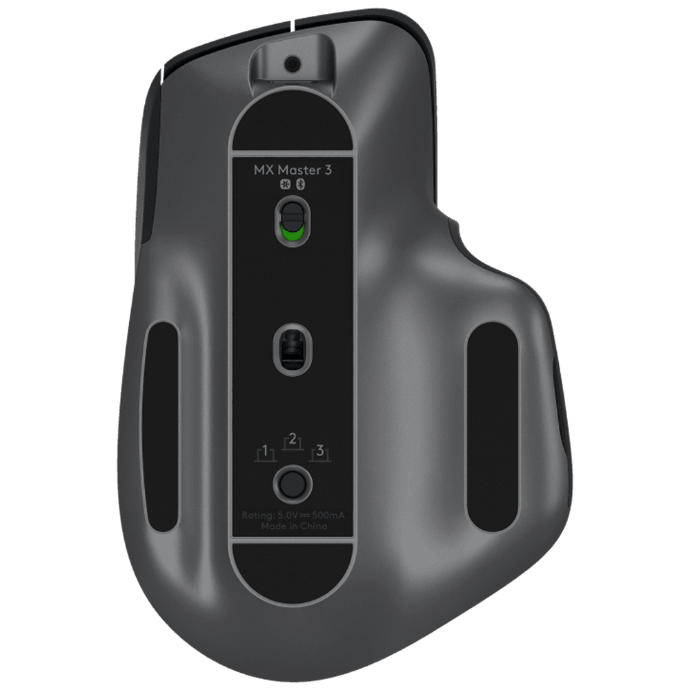 Logitech MX Master 3 Bluetooth and USB Laser Mouse (Sensor Technology, 910-005698, Graphite)_4