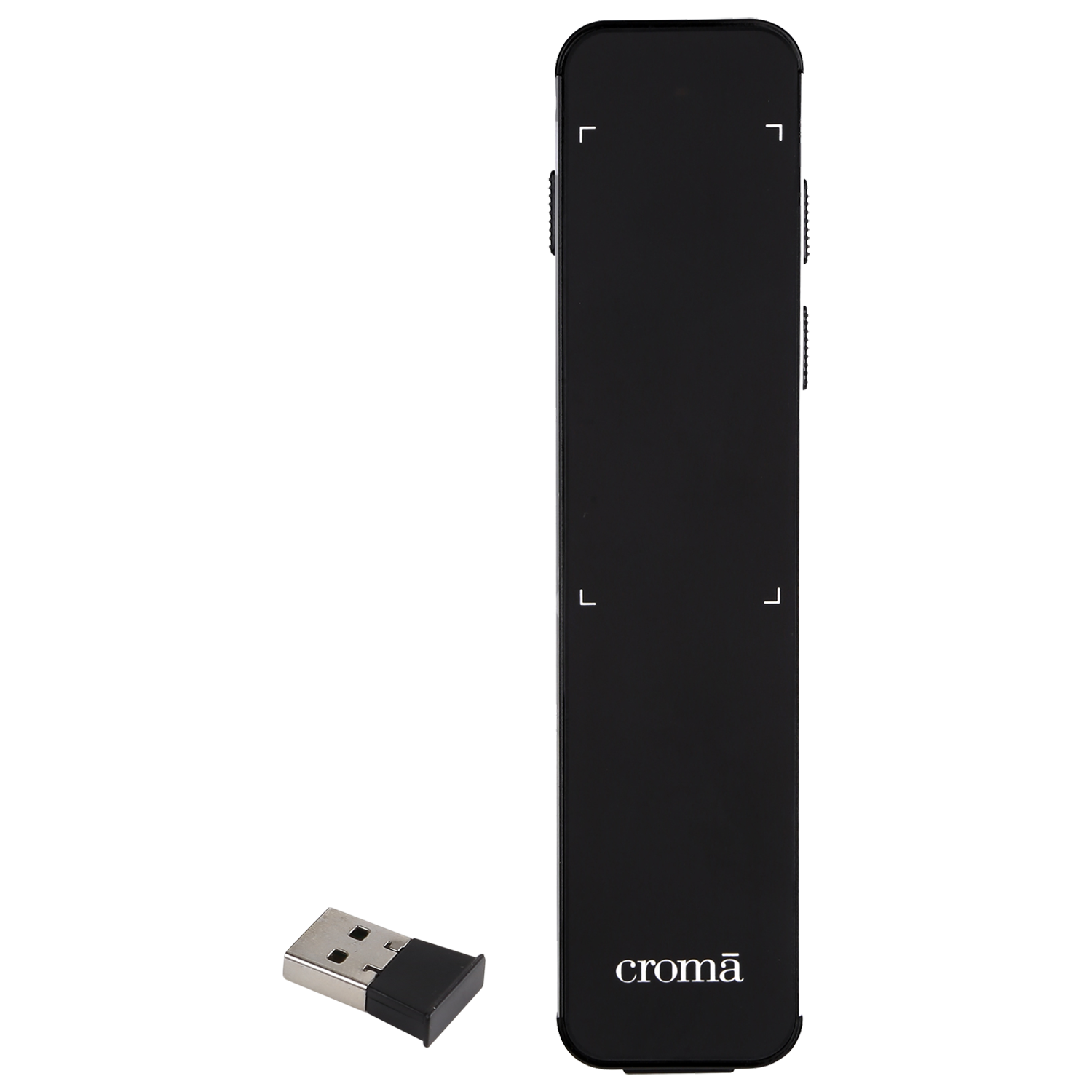 Croma Retail - Croma USB Receiver Laser Presenter (Single Finger Movement, CRXI3119, Black)