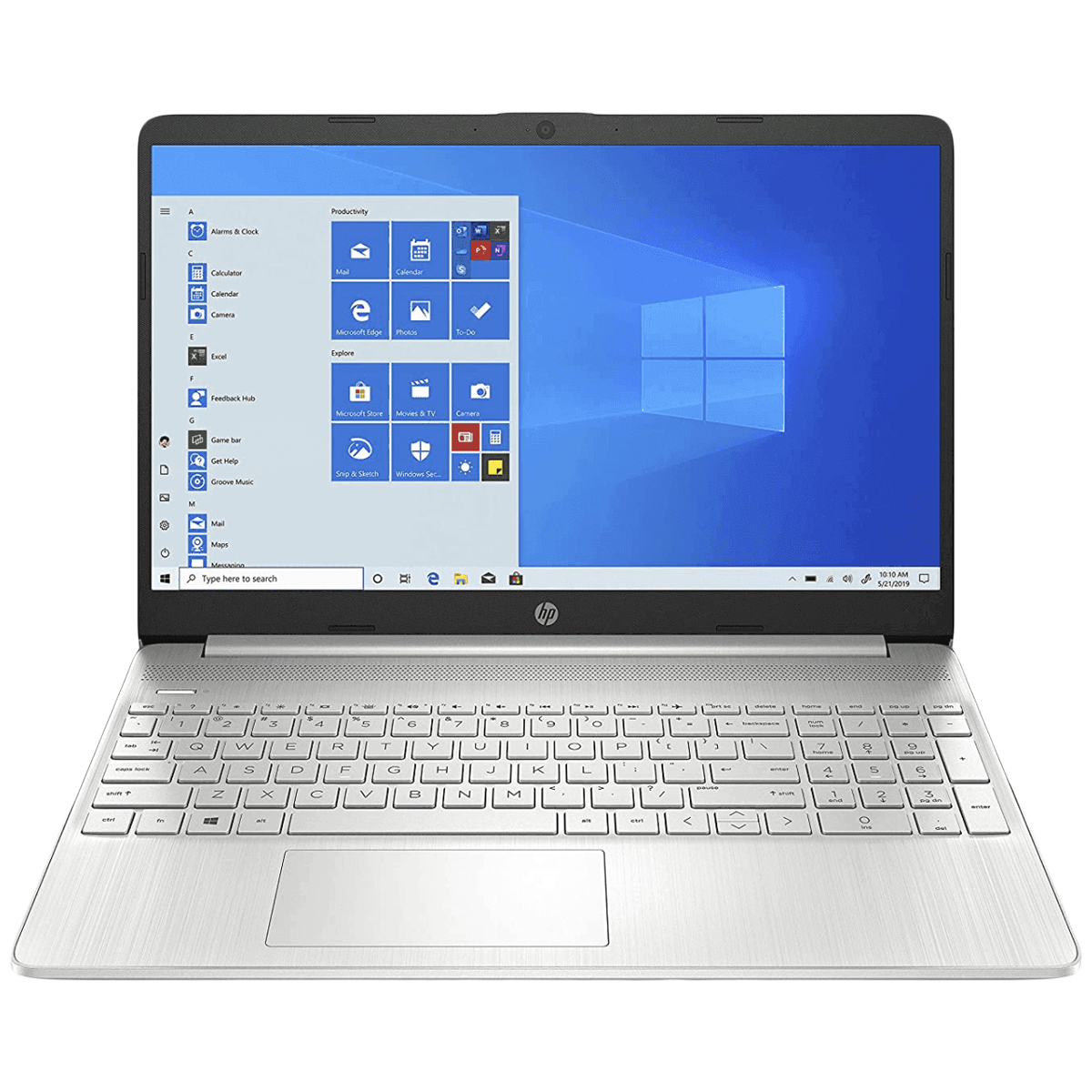 

HP 15s-du3038TU (34W41PA#ACJ) Core i3 11th Gen Windows 10 Home Laptop (8GB RAM, 1TB HDD, Intel UHD Graphics, MS Office, 39.62cm, Natural Silver), No color
