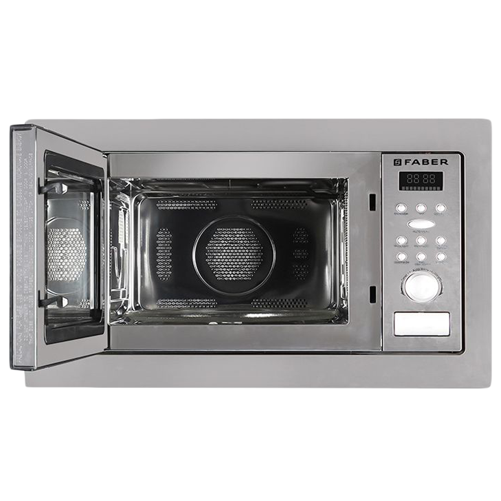 Faber 25 Litres Built-in Microwave Oven (10 Auto Cook Menus, FBI MWO 25L CGS BK, Stainless Steel)_3
