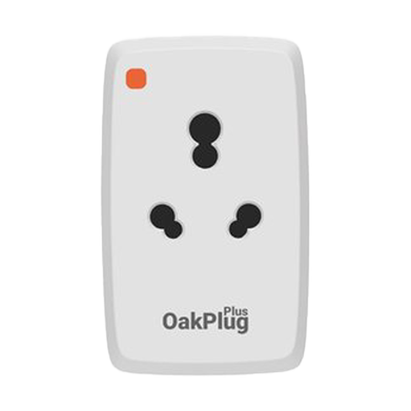 Oakter 16 Amp Smart Plug (Oak Plug Plus, White)