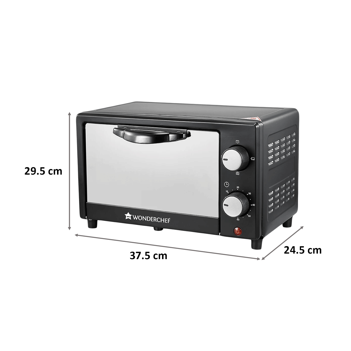 Wonderchef Prato Electric UVC Sanitizing Oven (Disinfects Up To 99.5%, 63153564, Black)_2