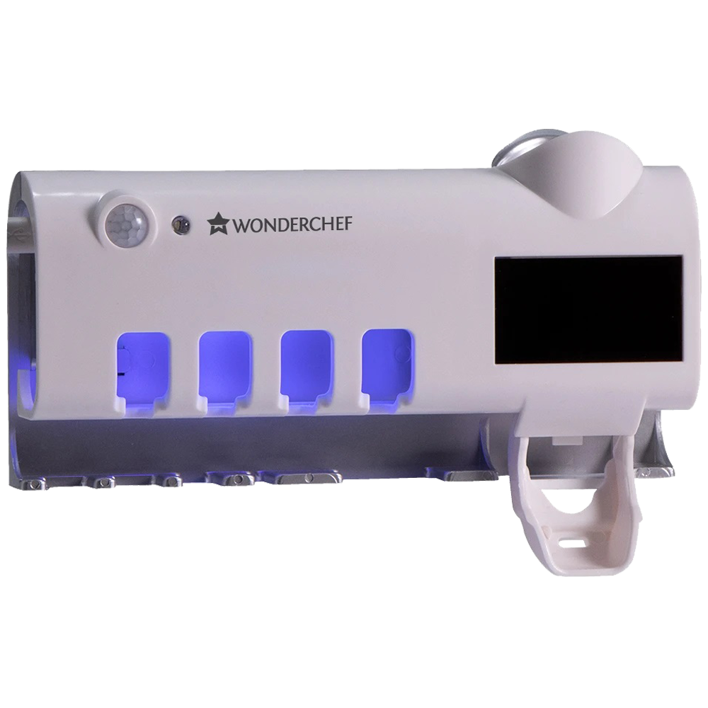 Wonderchef Battery, Solar Powered UV Toothbrush Sterilizer (Sterilization Up To 99.5 Percent, 63153586, White)_1