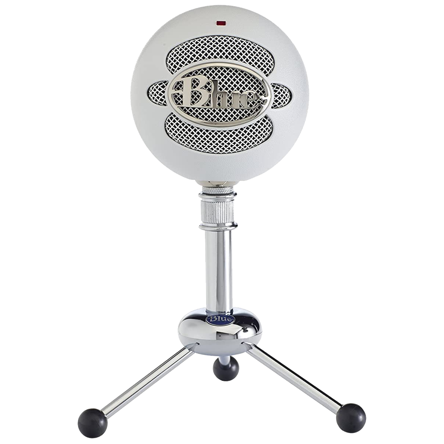 Logitech Snowball Tripod Mount Wired Condenser Microphone (Plug & Play, Textured White)_1
