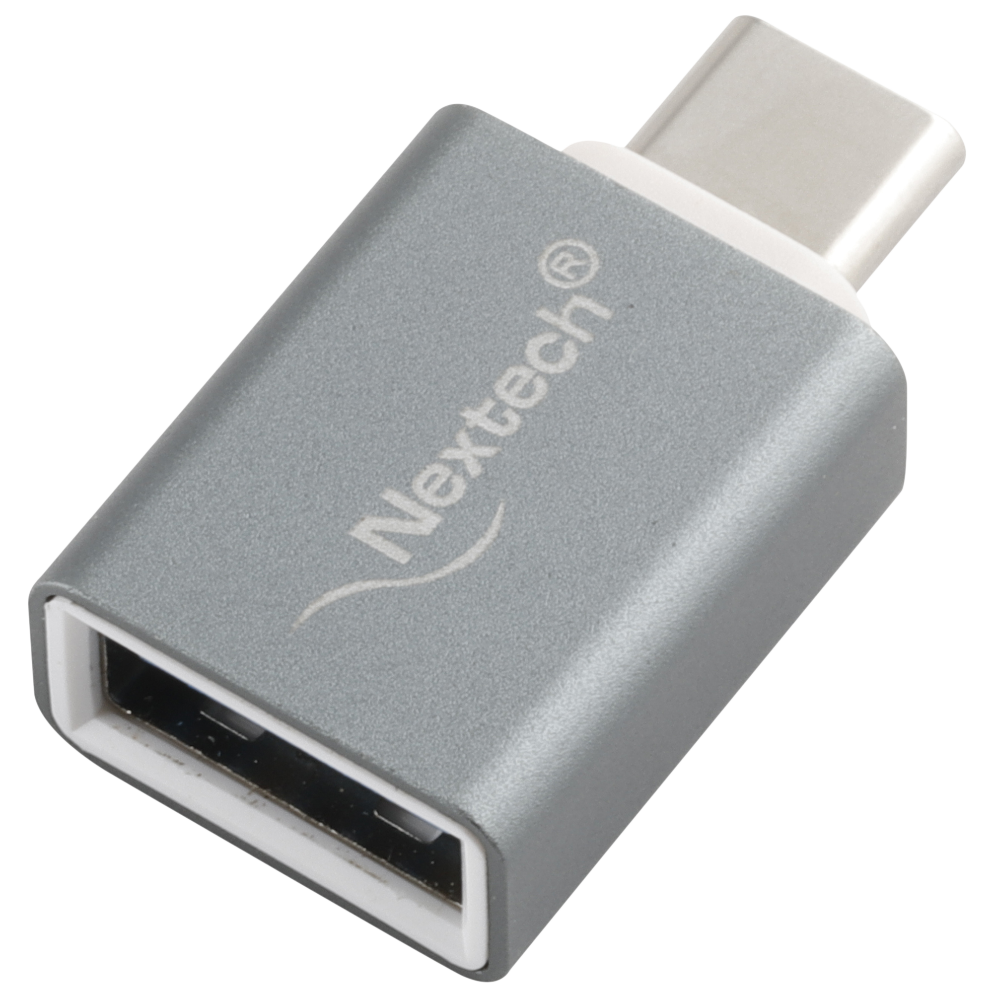 

Nextech USB 3.1 (Type-C) to USB 3.0 (Type-A) OTG Adapter (Nickle Plated Connector, NA4C, Grey), No color
