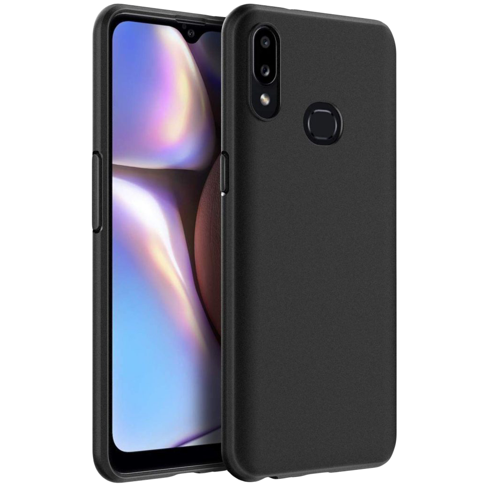 

Scratchgard Soft Silicon Back Case For Galaxy A10s (Sleek Design, 446, Black), No color