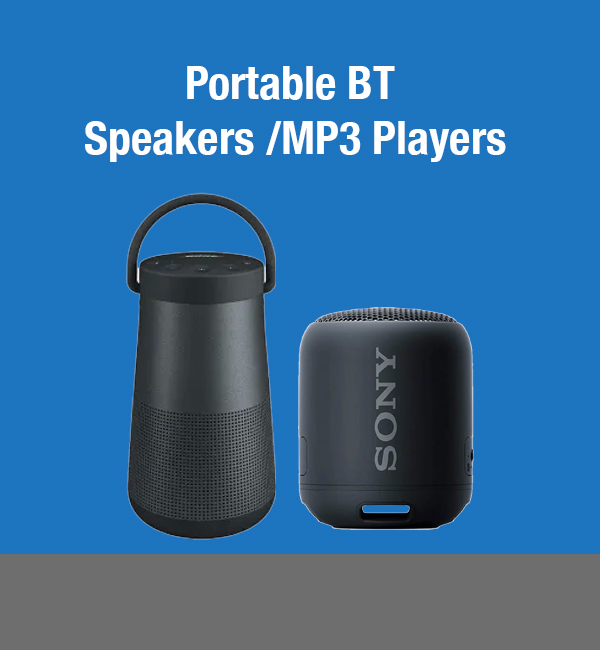 Portable BT Speakers/MP3 Players