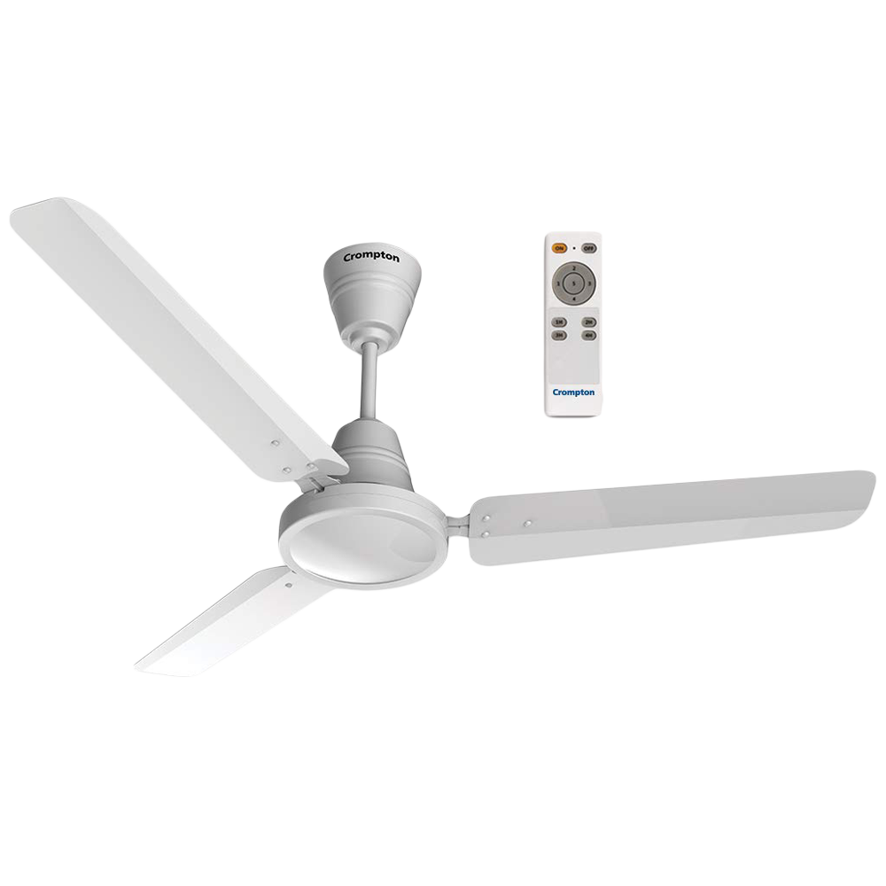 Crompton Energion HS 120cm Sweep 3 Blade Ceiling Fan (Multi-Pairing, CFENHS48OPW5S, Opal White)_1