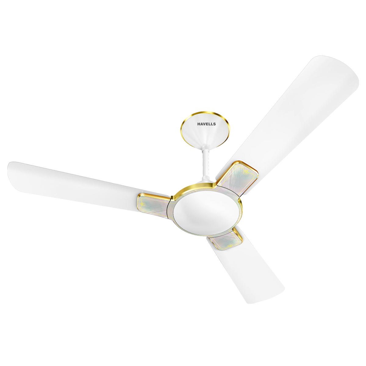 

Havells Enticer Art 120cm Sweep 3 Blade Ceiling Fan (Dust Resistant, FHCEASTPWN48, Pearl White), No color