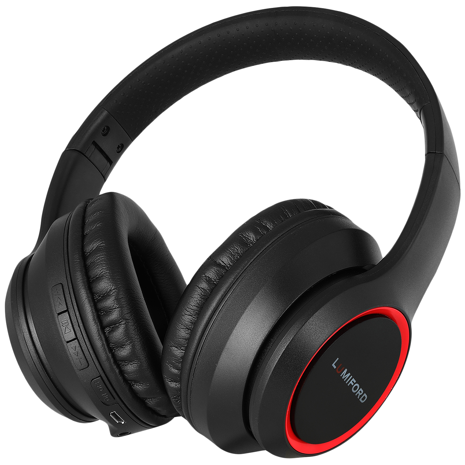 Lumiford LongDriveHD Over-Ear HD60 Wireless Headphone with Mic (Bluetooth 5.0, Dual Phone Pairing Technology, Black)_1