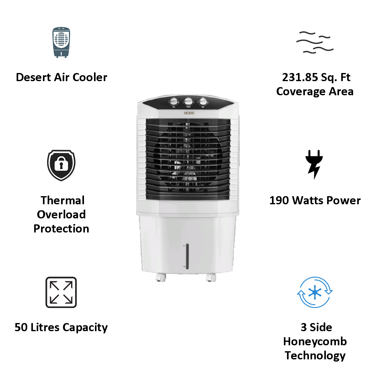 usha dynamo 50dd1 portable air cooler