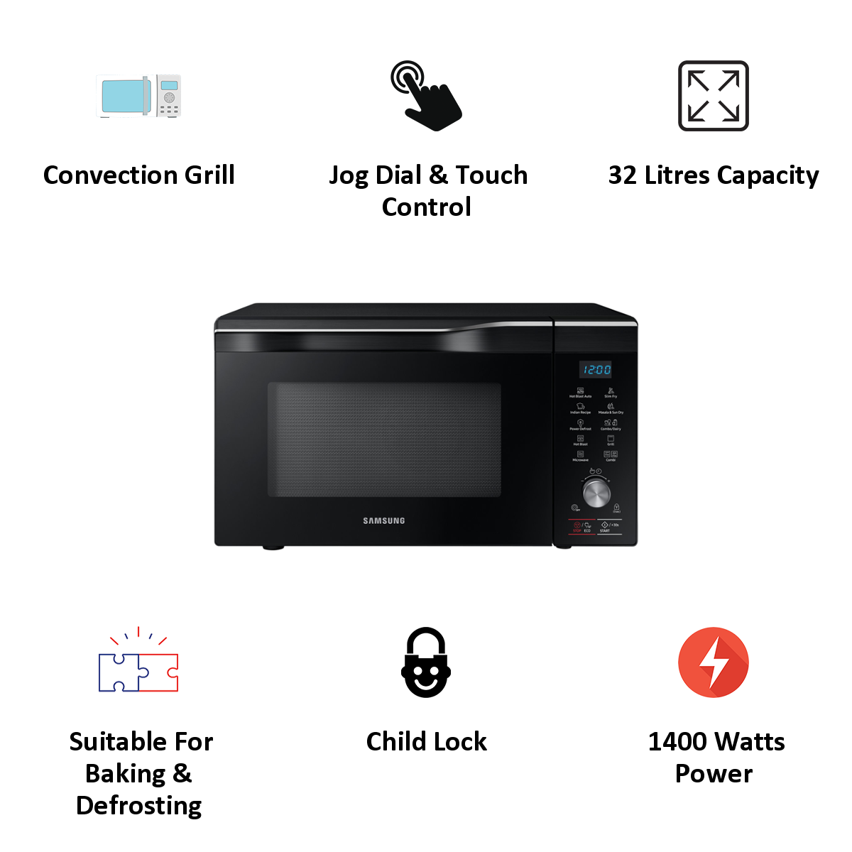 samsung microwave oven mc32k7056ck