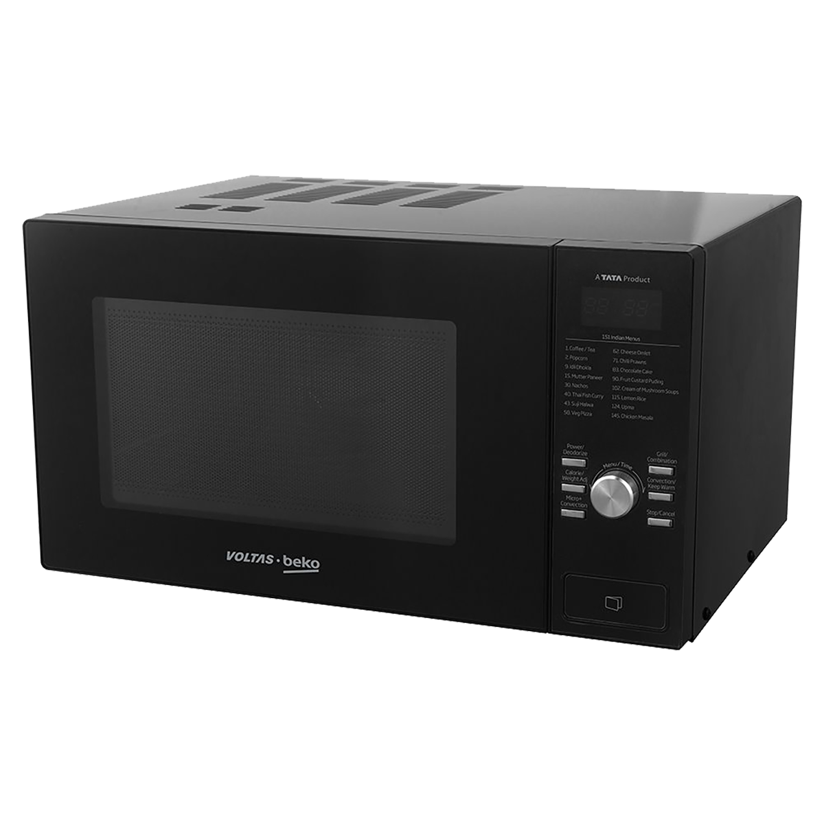 Voltas Beko 25 Litres Convection Microwave Oven (Digital Timer, MC25BD, Black)_1
