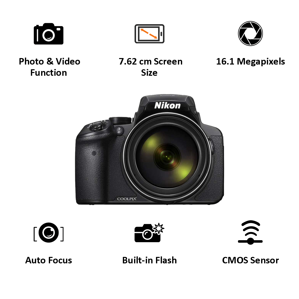 Buy Nikon Coolpix P900 16 1 Mp Point Shoot Digital Camera Black Online Croma Buy Nikon Coolpix P900 16 1 Mp Point Shoot Digital Camera Black Online Croma