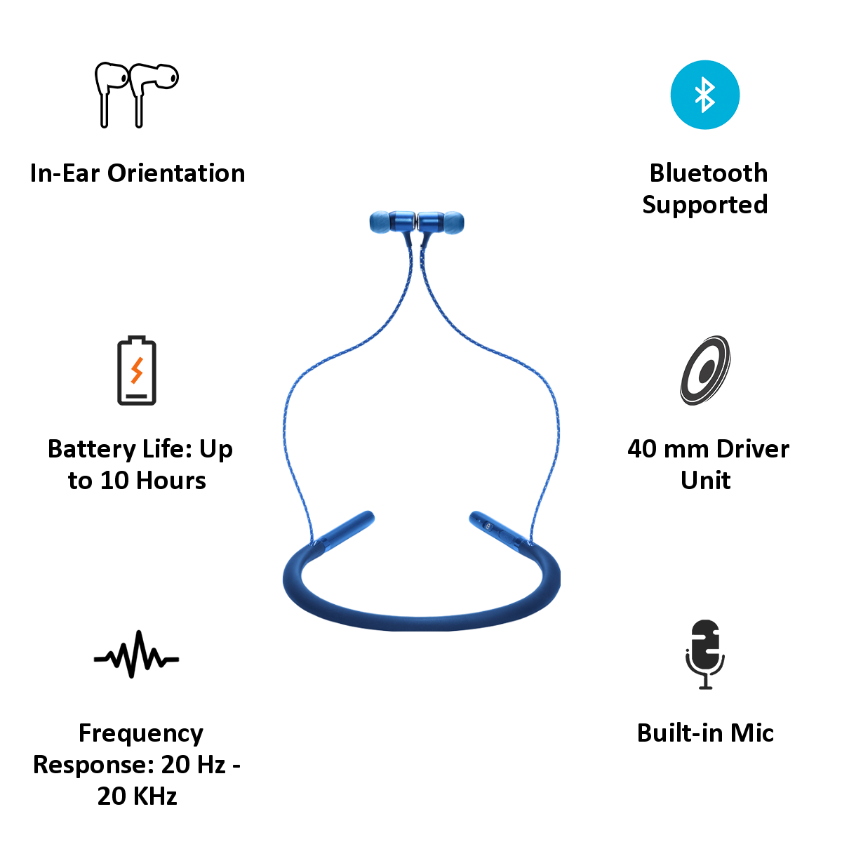 JBL Live 200BT Bluetooth Earphones (Blue)_3