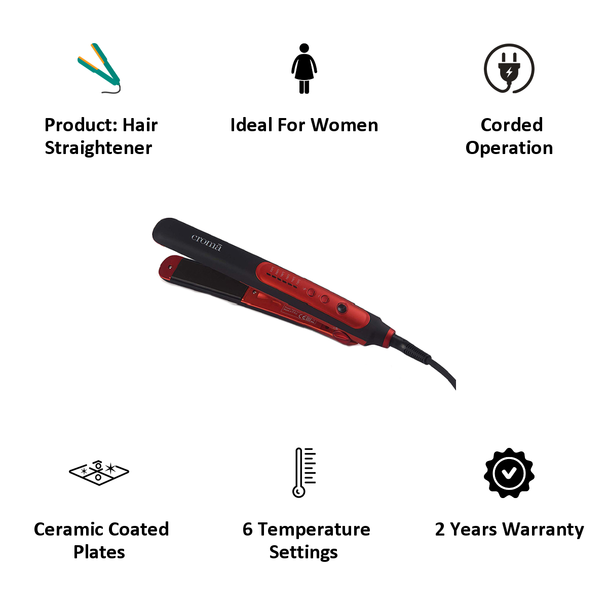 Croma Hair Dryer and Straightner Combo CRAH4052 Personal Care Appliance  Combo Price in India  Buy Croma Hair Dryer and Straightner Combo CRAH4052  Personal Care Appliance Combo online at Flipkartcom