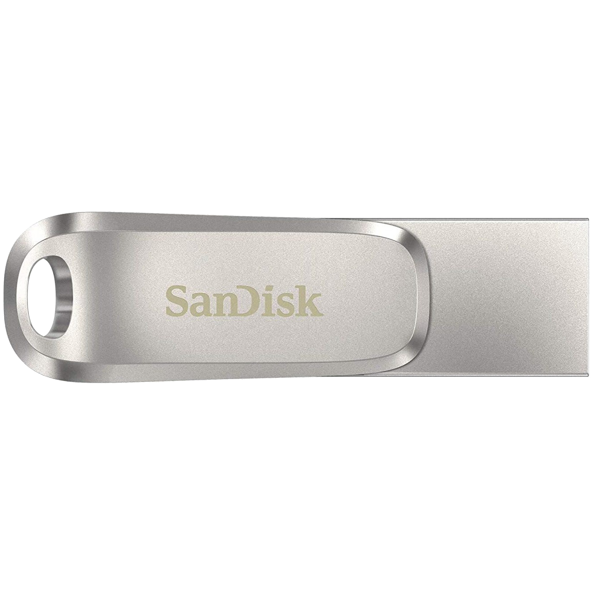 SanDisk Ultra Dual Drive Luxe 32GB USB 3.1 (Type-A), USB 3.1 (Type-C) Flash Drive (Swivel Design, SDDDC4-032G-I35, Silver)