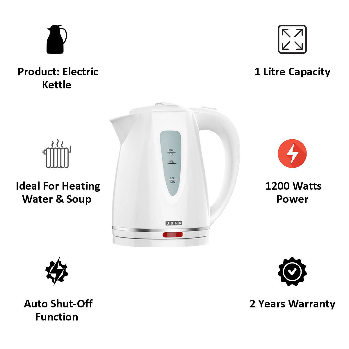 usha electric kettle