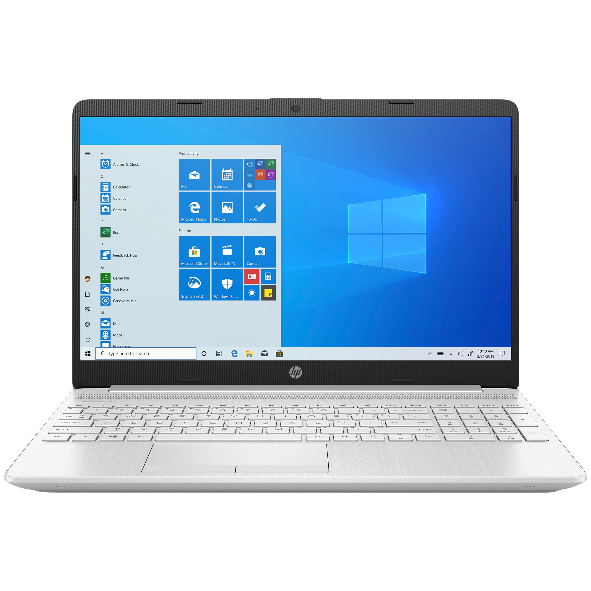 HP 15s-gr0012AU (35K35PA#ACJ) Ryzen 3 Windows 10 Home Single Language Thin and Light Laptop (8GB RAM, 1TB HDD + 256GB SSD, AMD Radeon Graphics, MS Office, 39.62cm, Natural Silver)_1