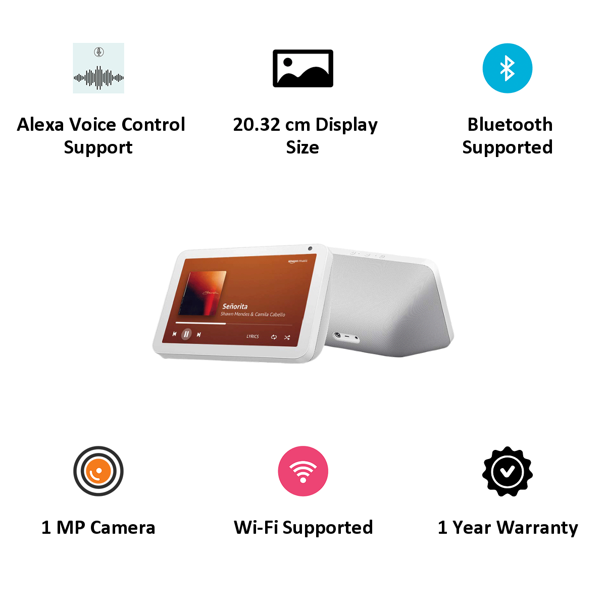 Amazon Echo Show 8 Smart Display (B07SLJBBCS, White)_3