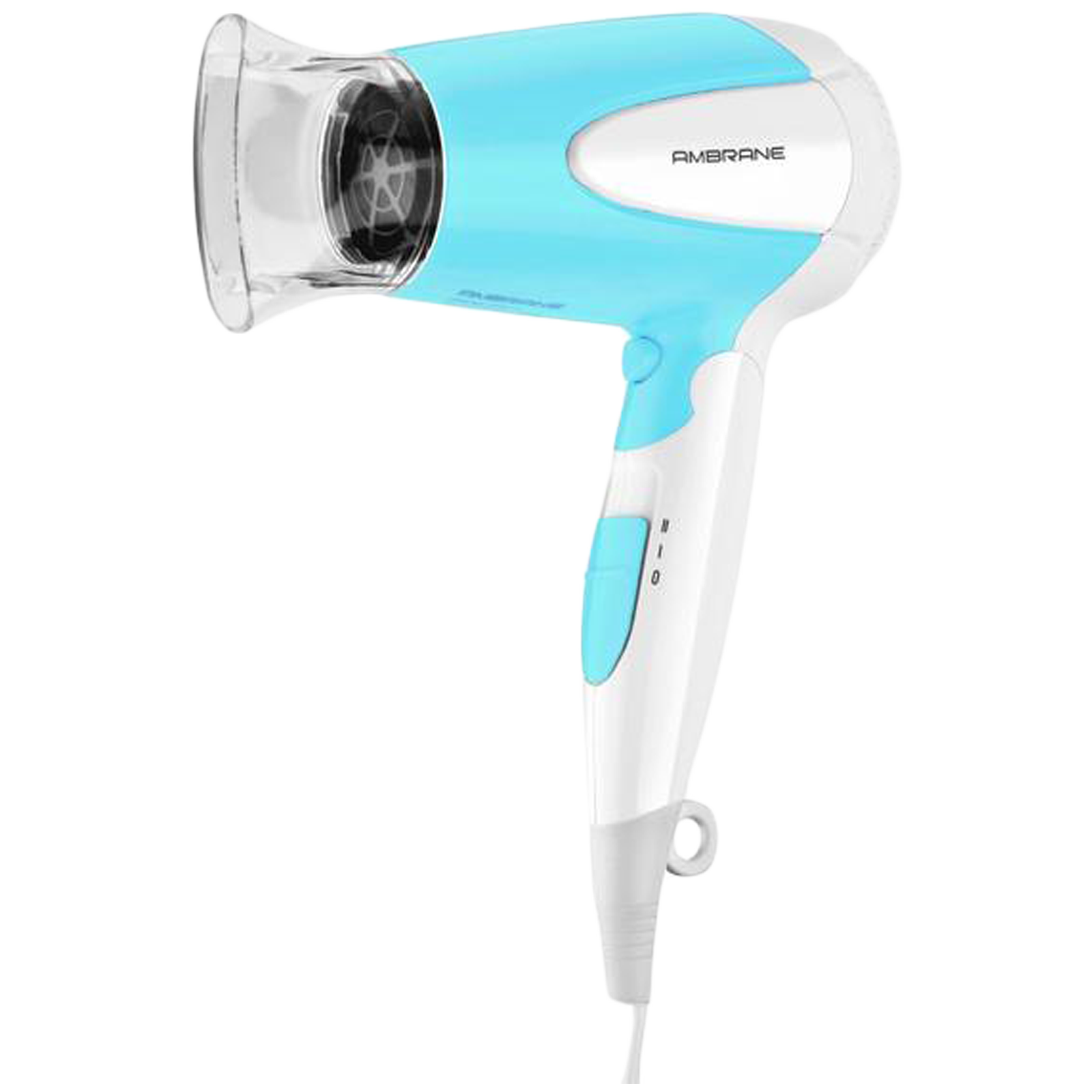 Ambrane 2 Setting Hair Dryer (Cool Air Function, AHD11, White/Blue)
