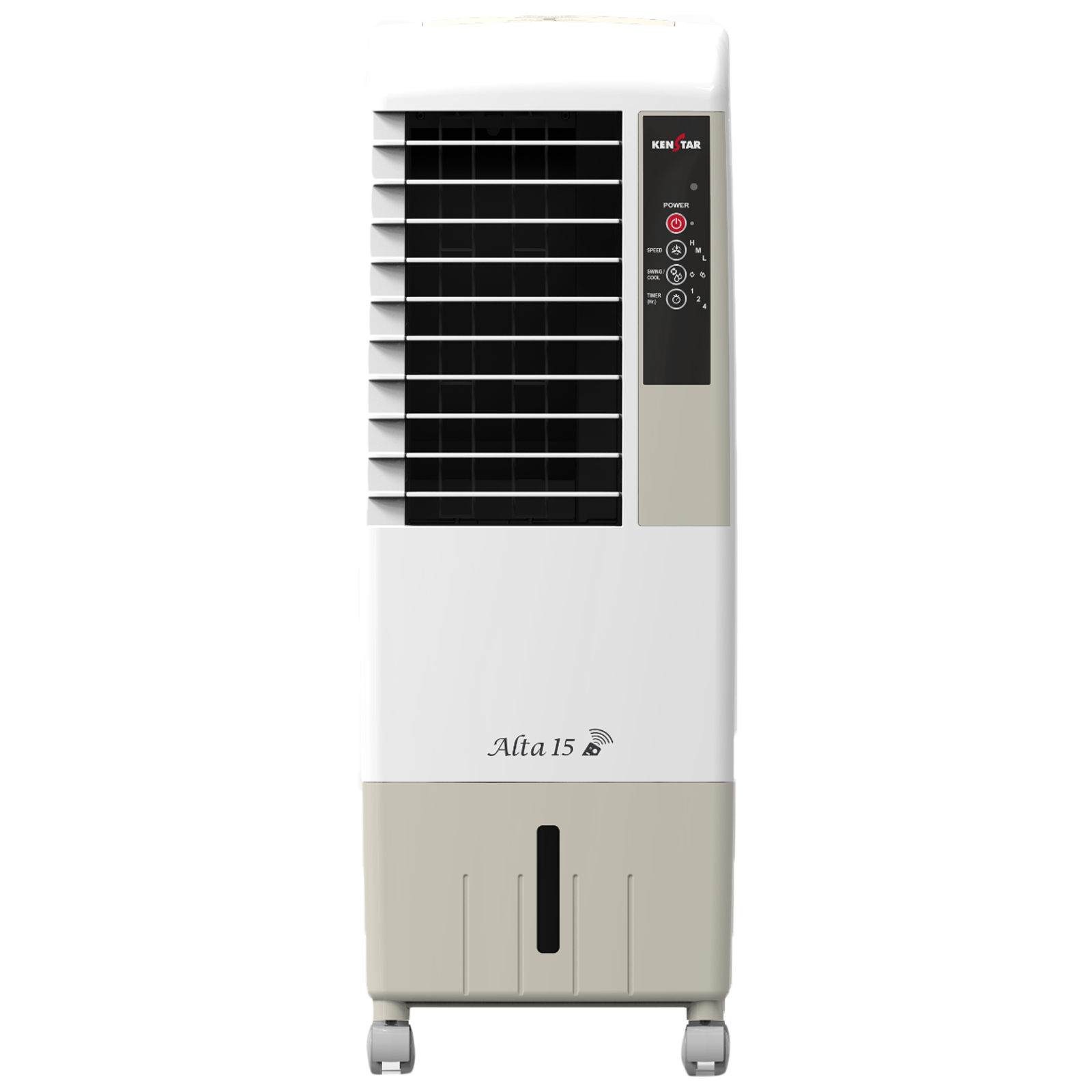 Kenstar Alta 15 Litres Tower Air Cooler (Inverter Compatible, KCLALTGY015BRH-ELM, Gold)_1