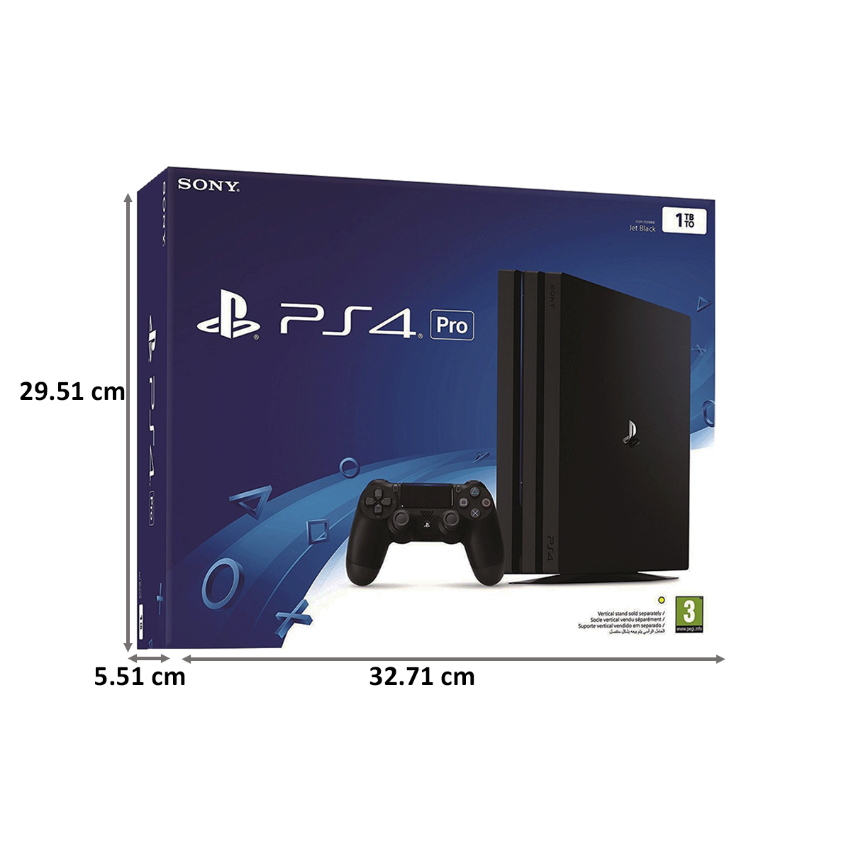 Buy Sony Playstation 4 Pro 1 Tb Gaming Console Black Online Croma