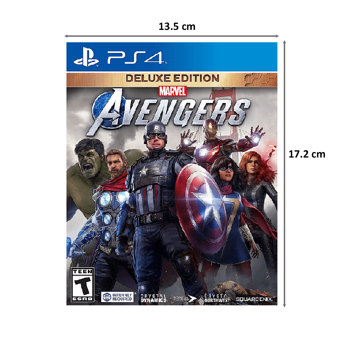 Crystal Dynamics Marvel Avengers For PS4 (Action-Adventure Games, Delux Edition)_2