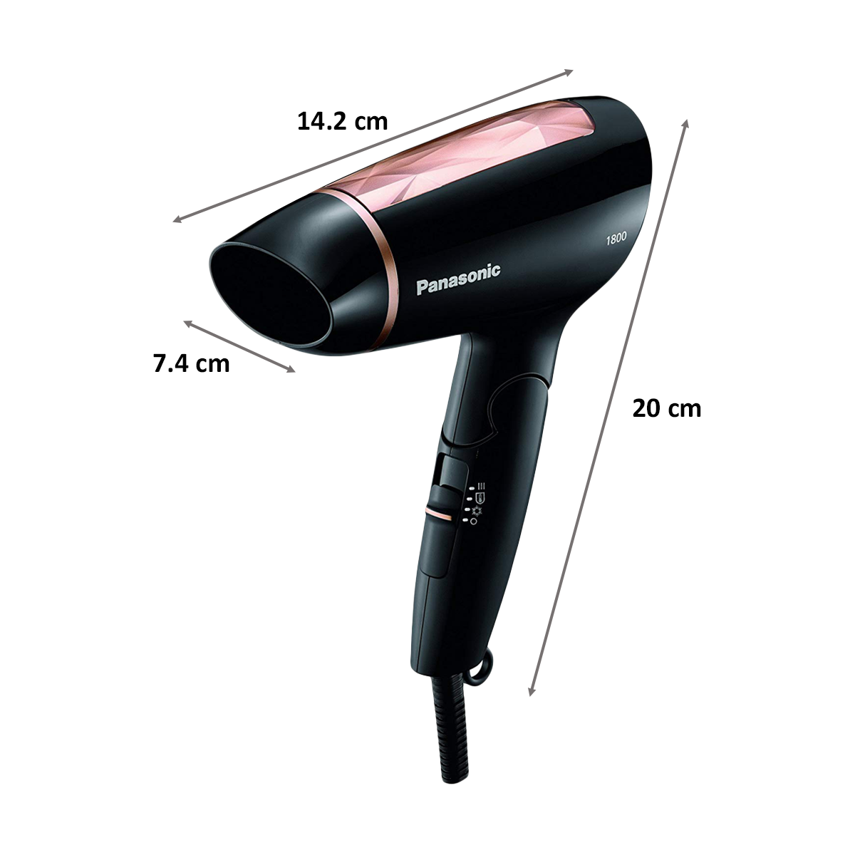 Panasonic 3 Setting Hair Dryer (Heat Protection Mode, EH-ND30-K62B, Black)_3