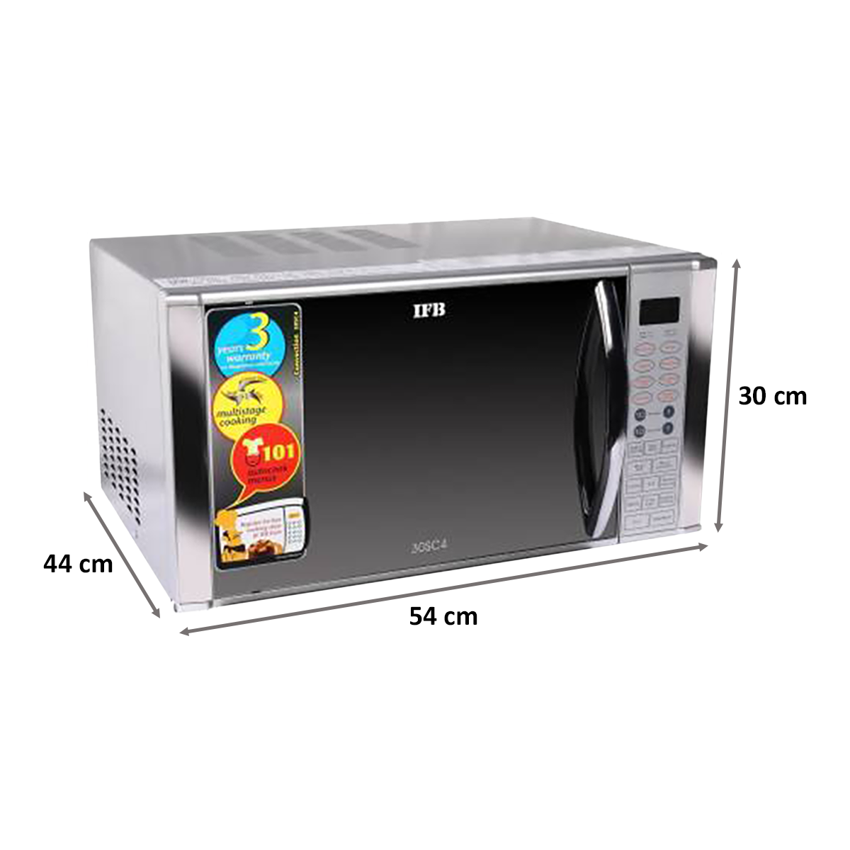 ifb microwave oven size