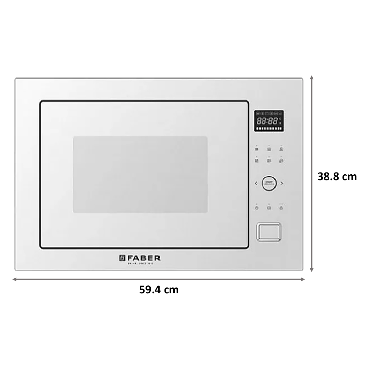 Faber 25 Litres Built-in Microwave Oven (Child Safety Lock, FBIMWO CGS, White)_2