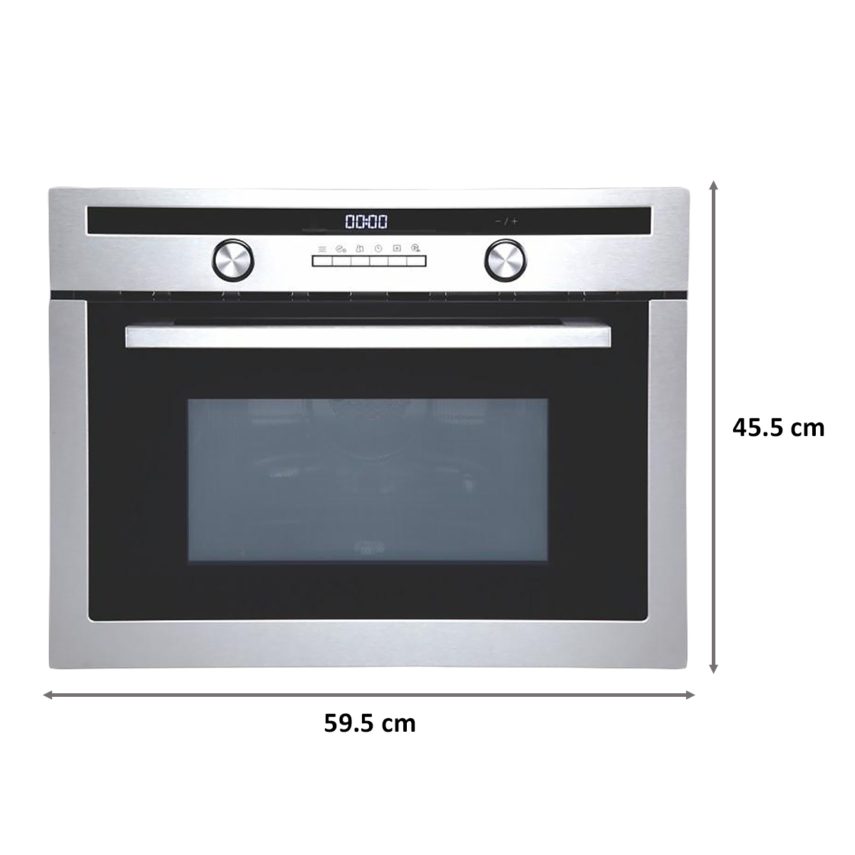 Elica 44 Litres Built-in Oven (LED Display, EPBICMBOOVNTRM 44L, Steel)_2
