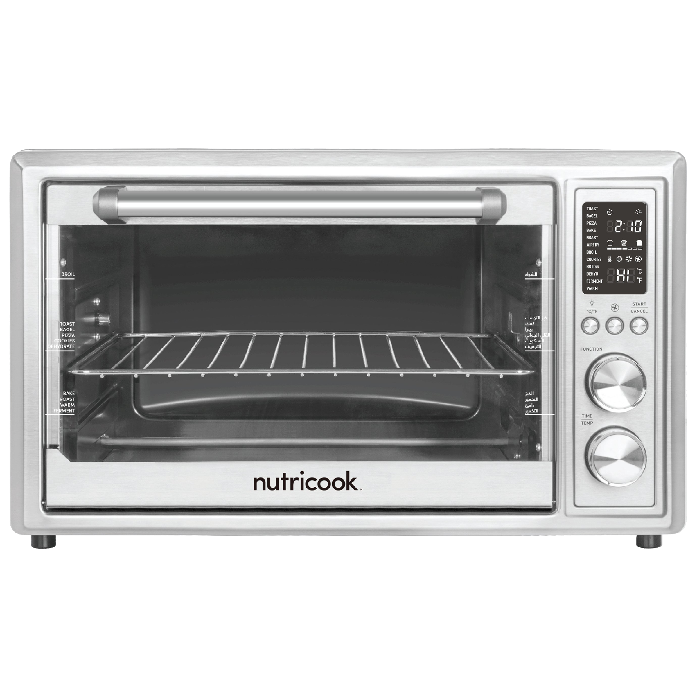 Nutricook 30 Litres Convection Oven (Smart Air Fryer, SAFO30, Silver)_1