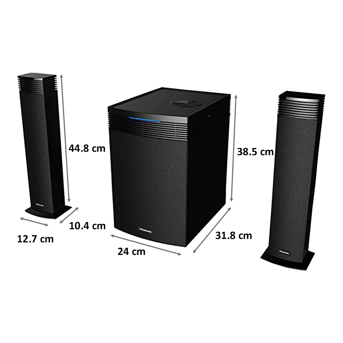 Panasonic SC-HT21GW-K 2.1 Channel Speaker (Black)_3