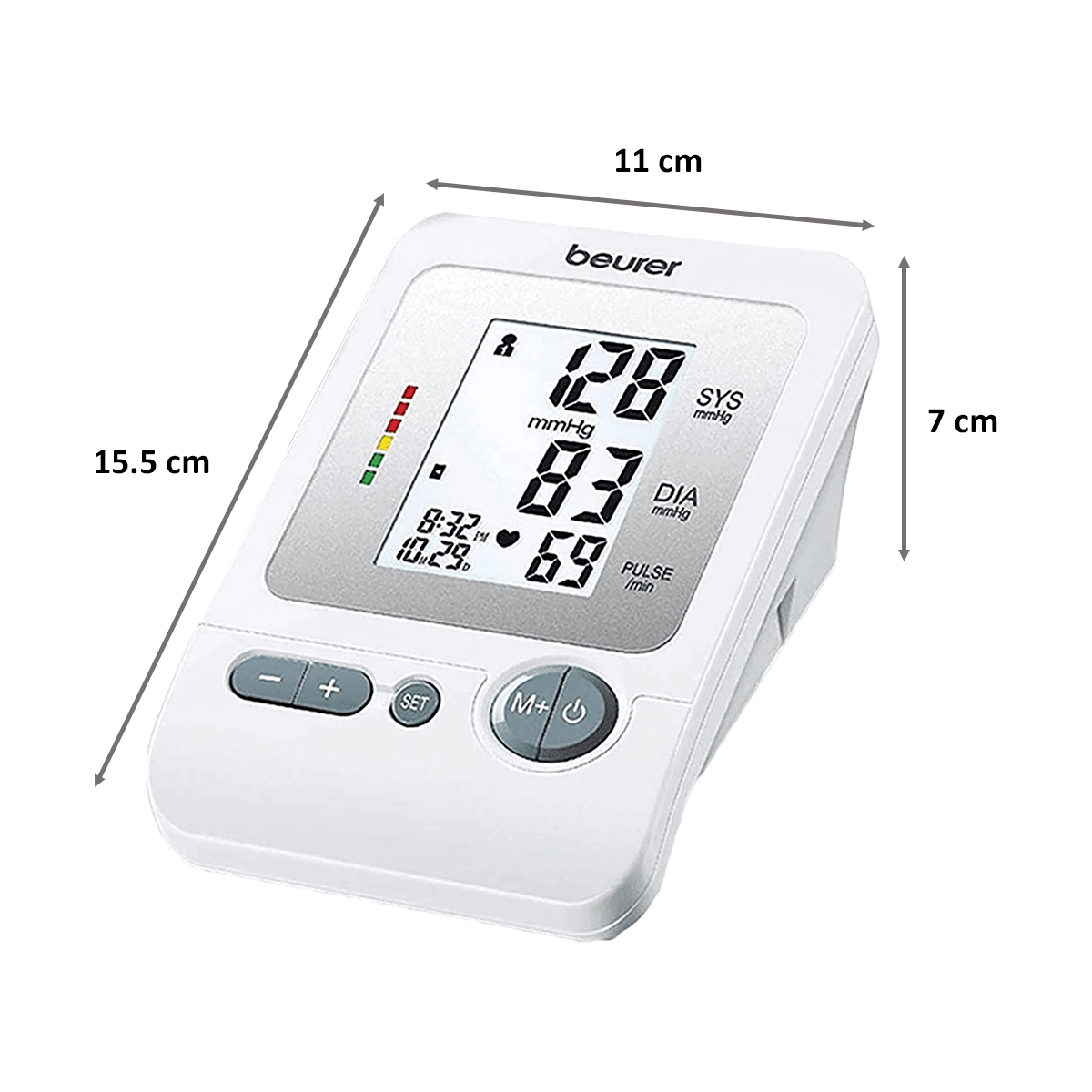 Beurer BM 26 Upper Arm Blood Pressure Monitor (Automatic Blood Pressure and Pulse Measurement, White)_2