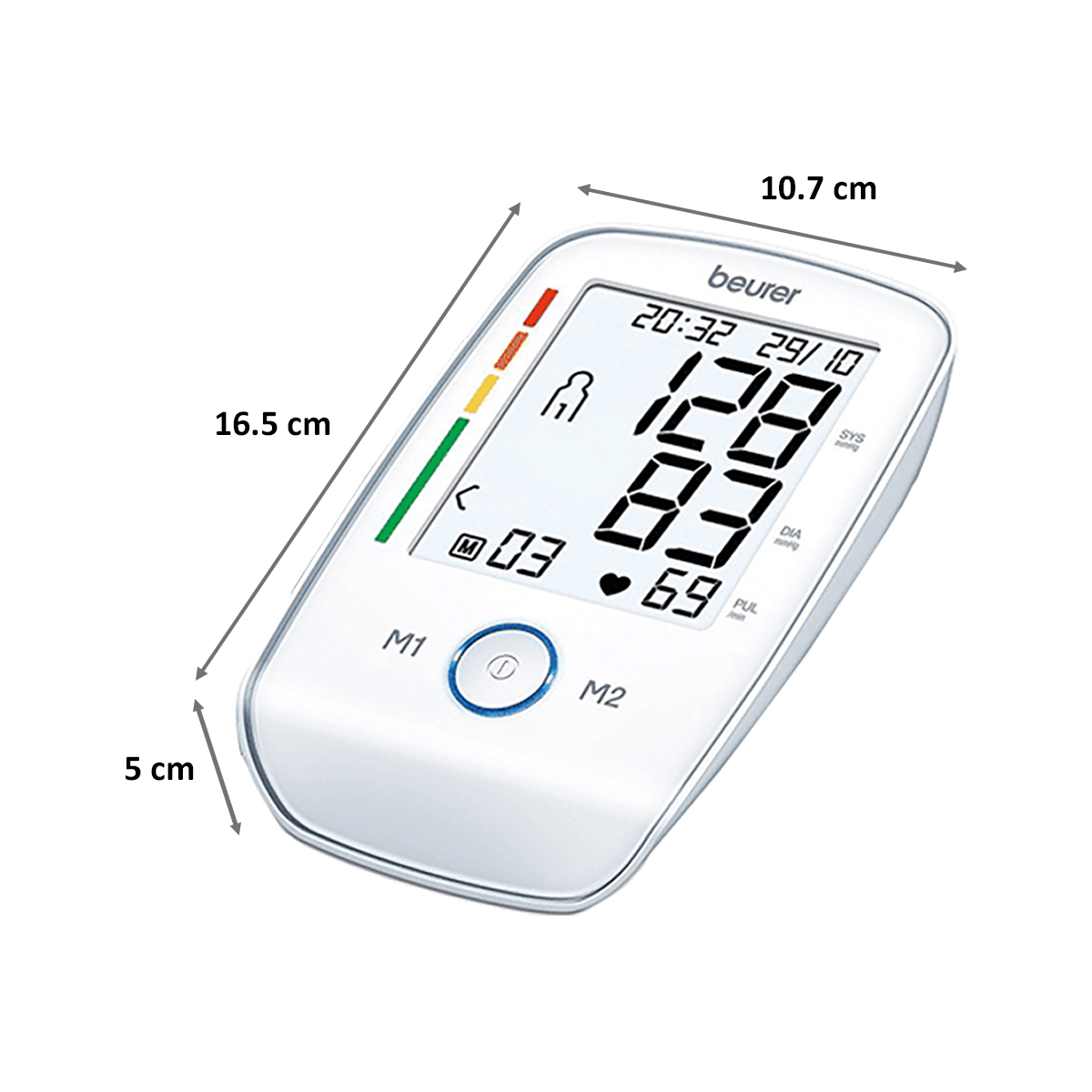 Beurer BM 45 Upper Arm Blood Pressure Monitor (Automatic Blood Pressure and Pulse Measurement, White)_2