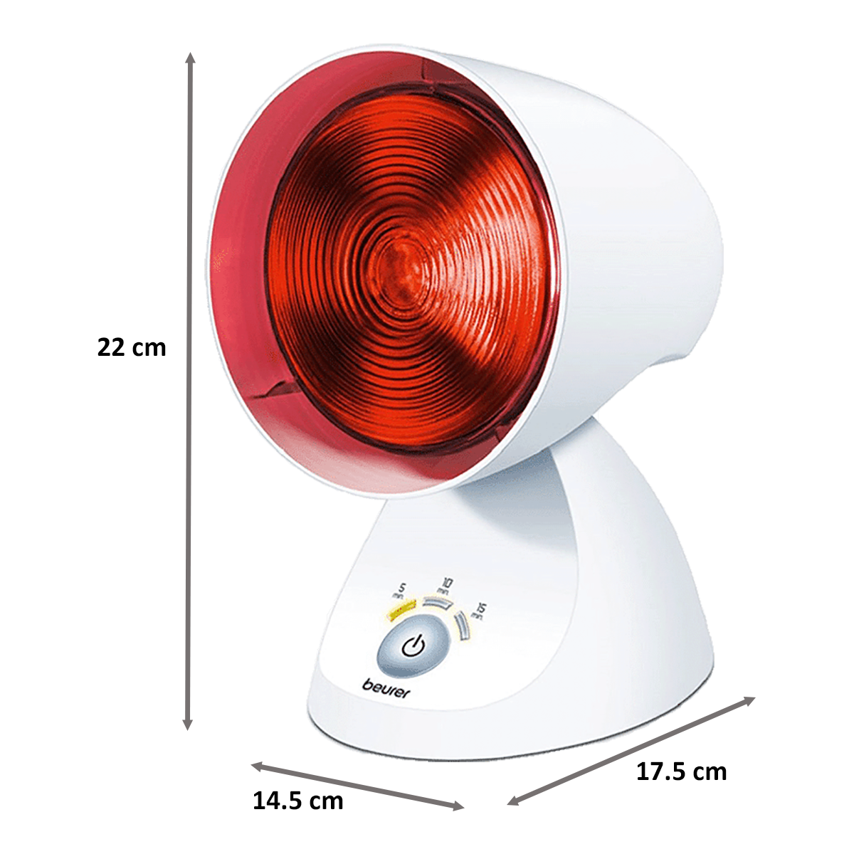 Beurer Infrared Lamp (Soothing Heat, IL35, White)_2