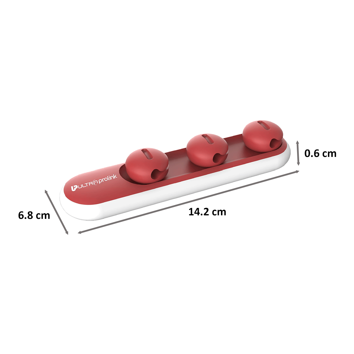 Ultraprolink Tidy Magnetic Cable Organizer (UM1001, Red)_2