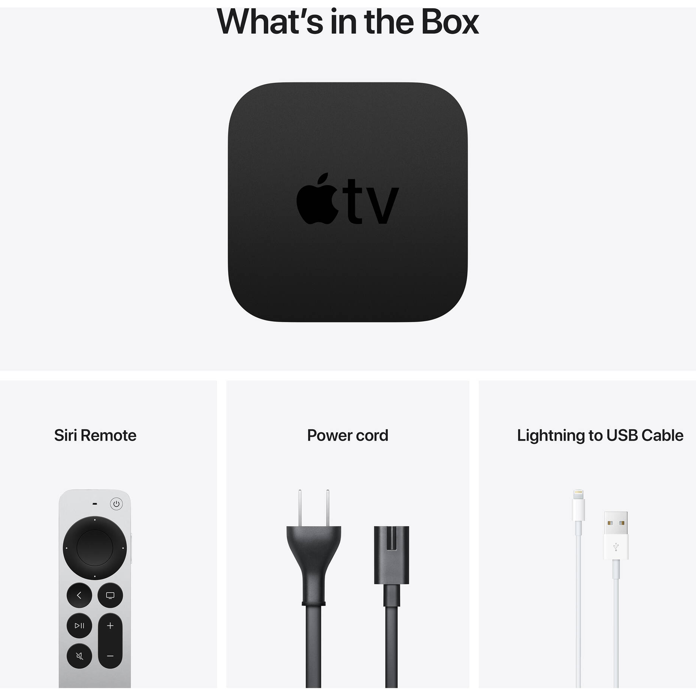 Buy Apple TV HD 32GB Media Streaming Box (Siri Remote, MHY93HN/A, Black)  Online - Croma