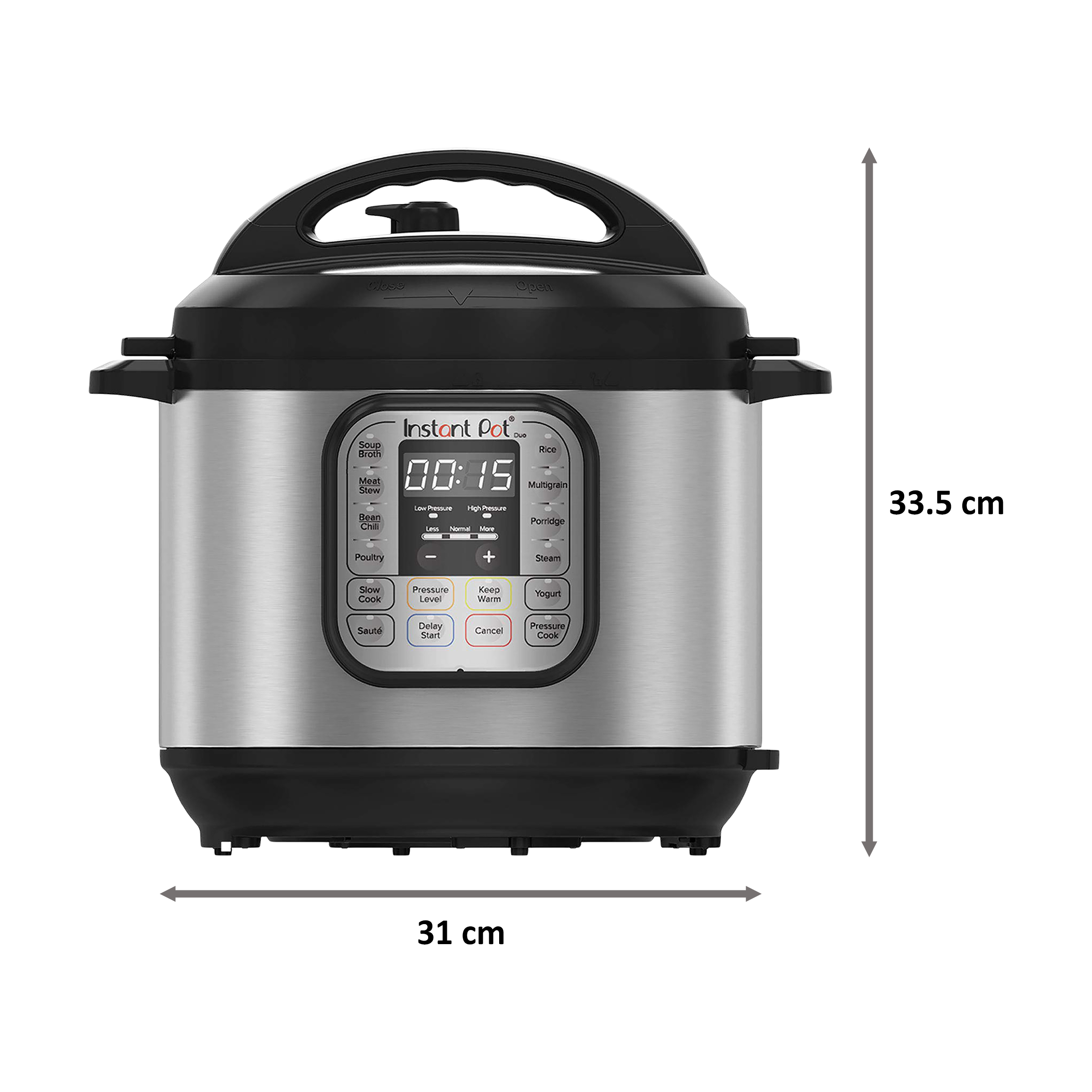 Buy Instant Pot Duo 5 7 Litres Electric Cooker Keep Warm Function Duo60 Silver Online Croma