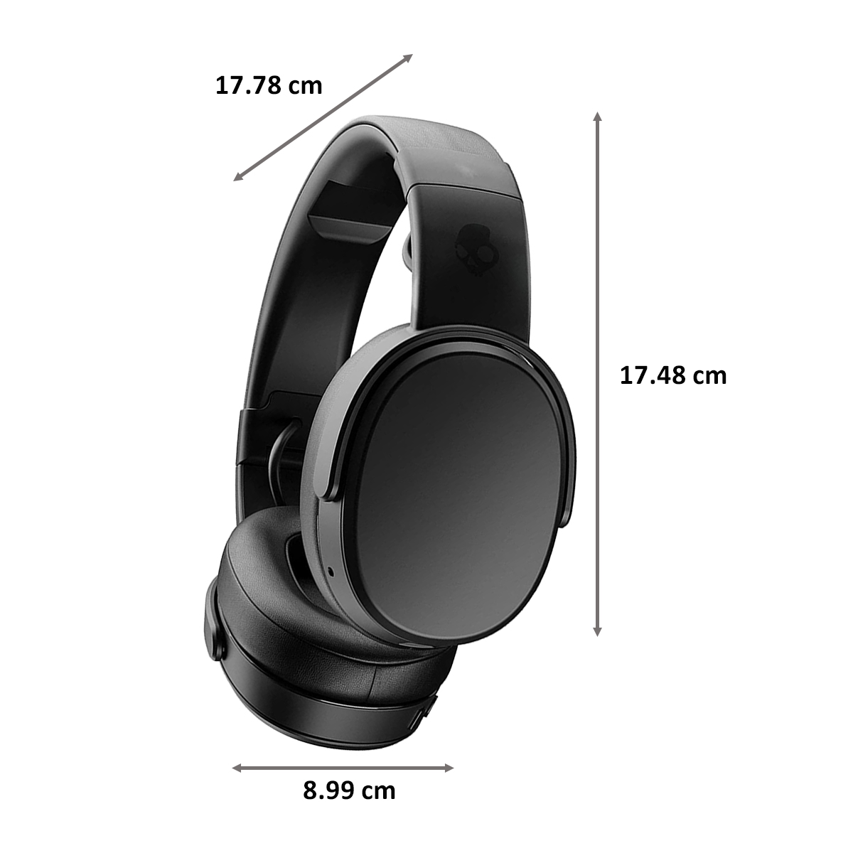 Skullcandy Crusher Over Ear Bluetooth Headphones (Black)_2