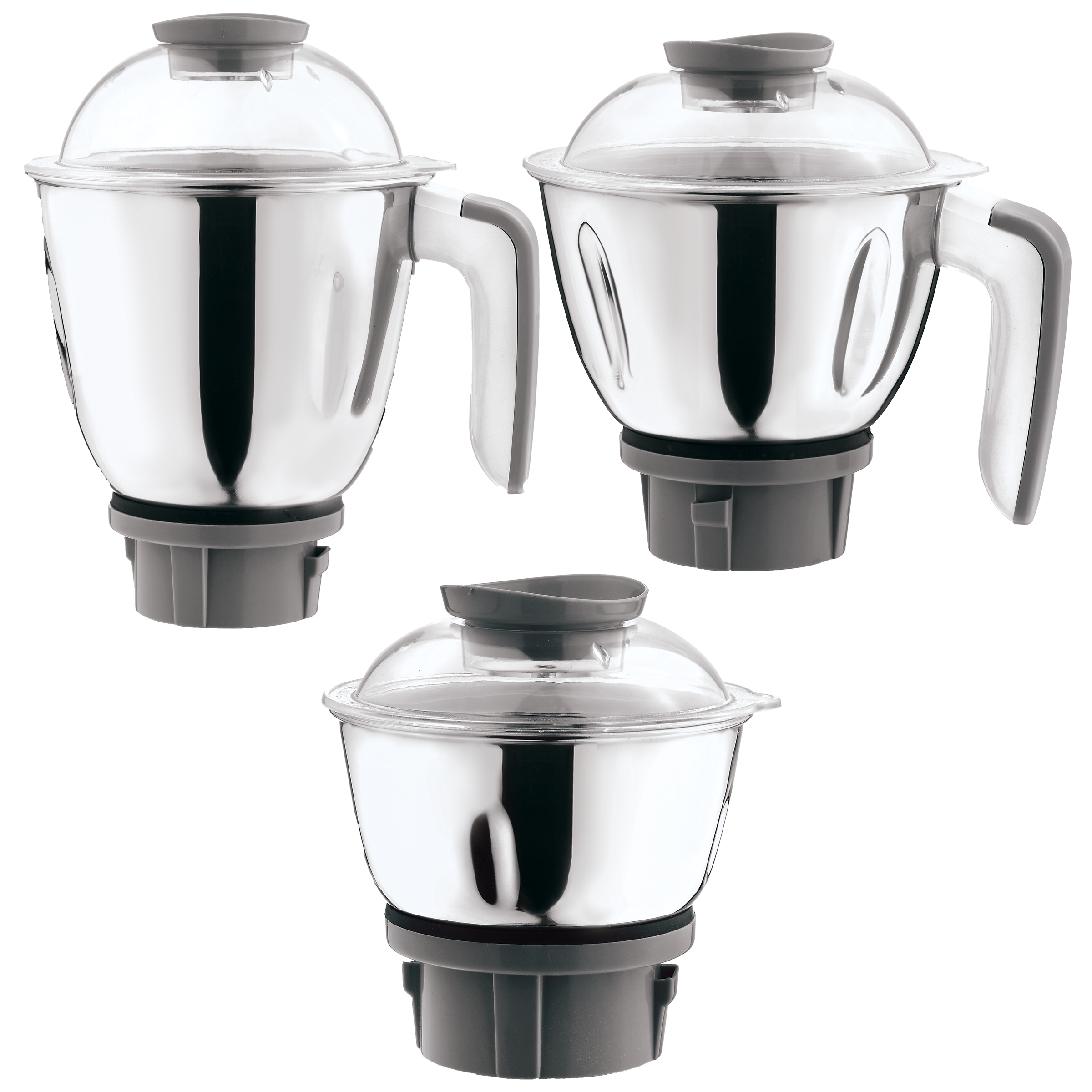 Croma Jars For Juicers Mixers Grinders (Stainless Steel Jars, CRAK4181, Grey)_1