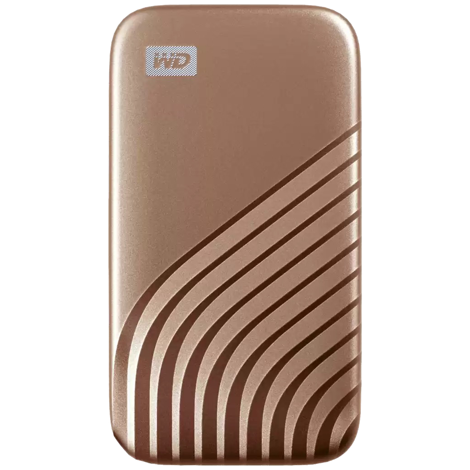 

Western Digital My Passport 1TB USB 3.2 (Type-C) Solid State Drive (Password Protection, WDBAGF0010BGD-WESN, Gold), No color