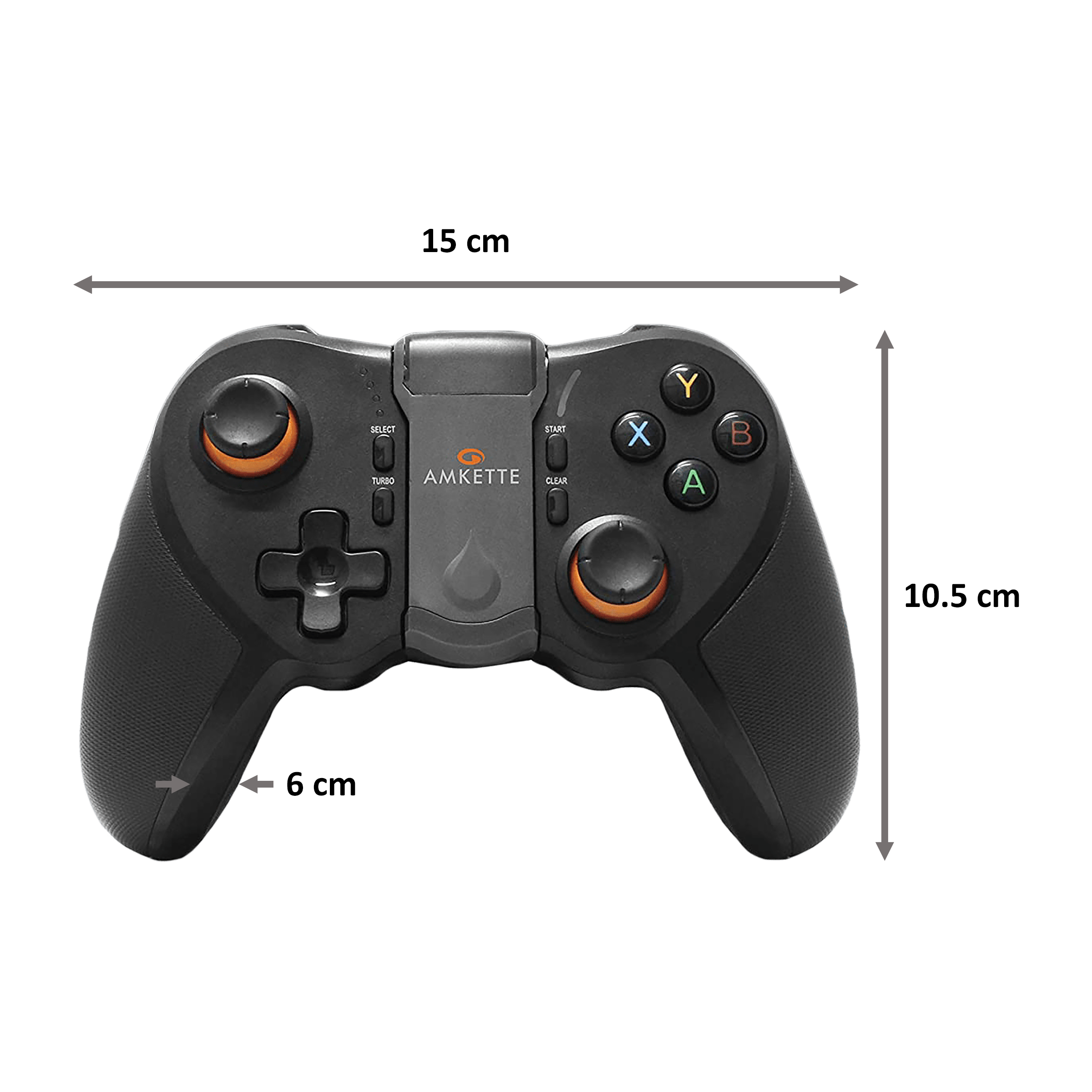 Amkette Evo Gamepad Pro 4 Gaming Controller For Android Phones (Instant Play for Android, EGP4 829BK, Black)_2