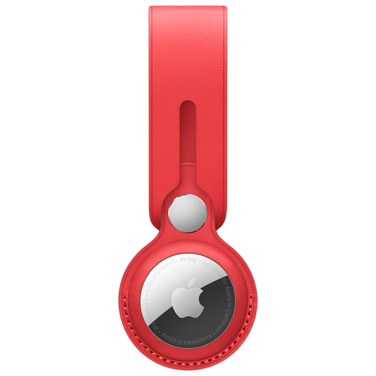 

Apple AirTag Loop (Specially Tanned French Leather, MK0V3ZM/A, (Product)Red)