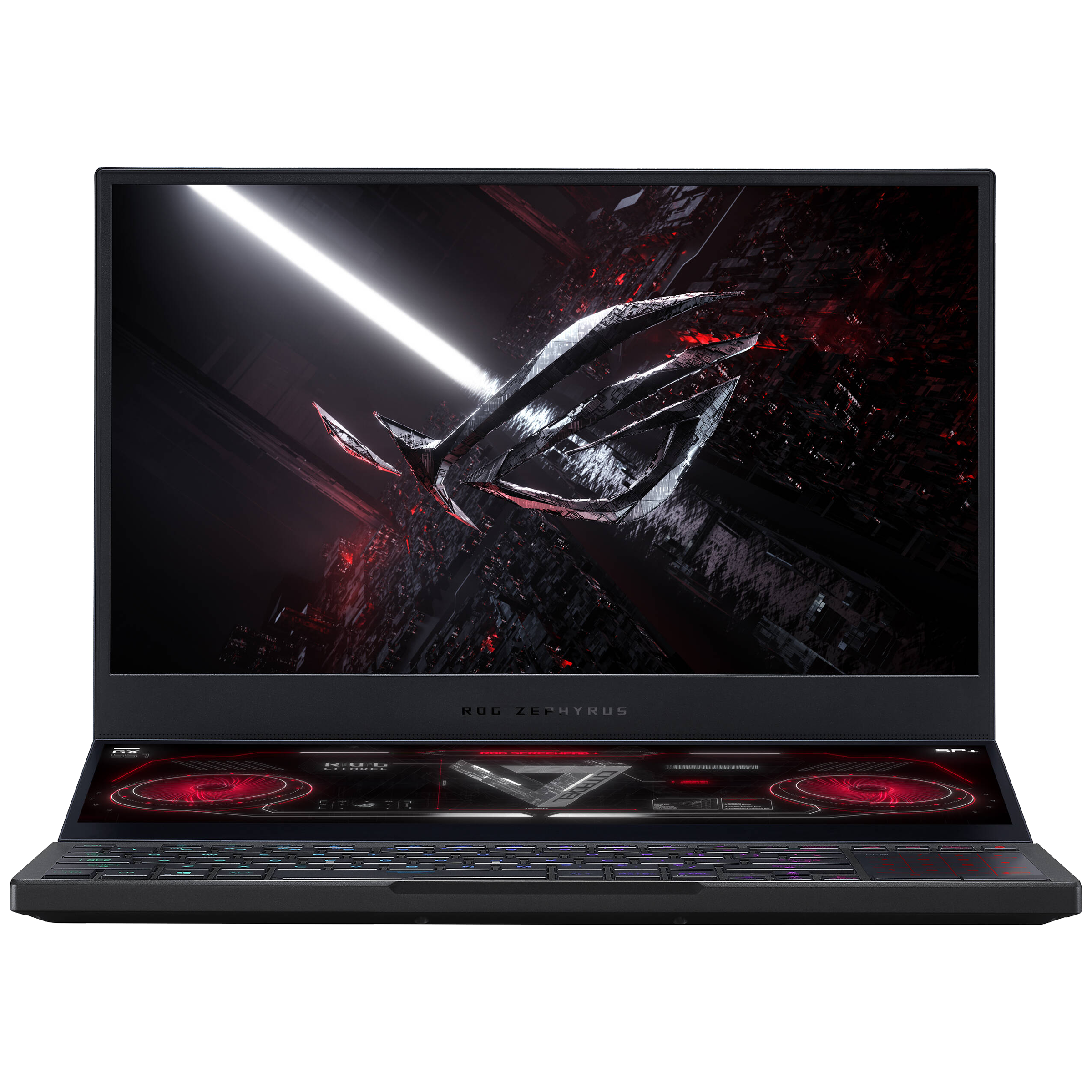 

Asus ROG Zephyrus Duo 15 SE (GX551QS-HF151TS) Ryzen 9 Windows 10 Home Gaming Laptop (32GB RAM, 2TB SSD, NVIDIA GeForce RTX 3080 + 16GB Graphics, MS Office, 39.62cm, Off Black), No color