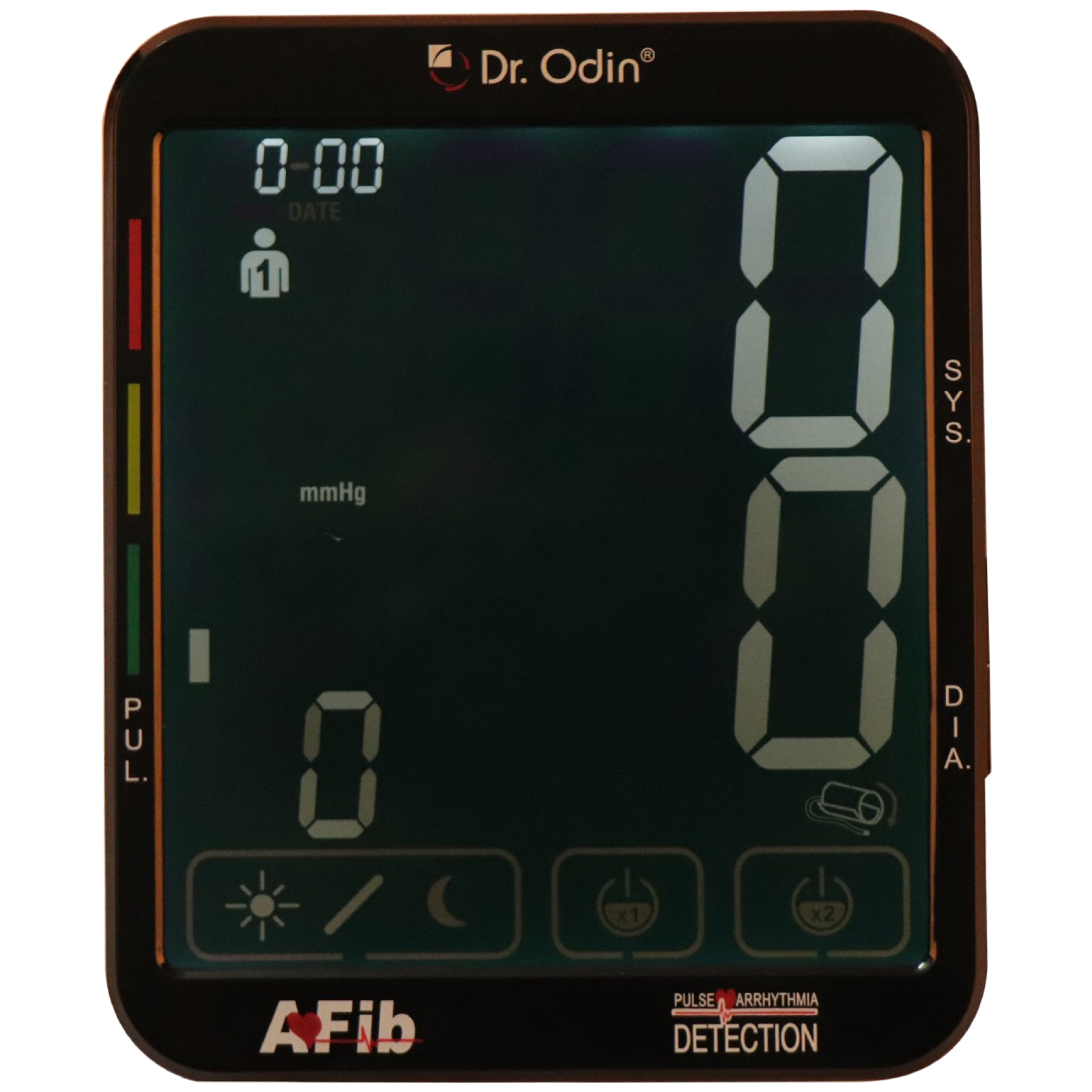 Dr. Odin - Dr. Odin LCD Blood Pressure Monitor (Unique Arr1 Technology, BP156A-A, Black)