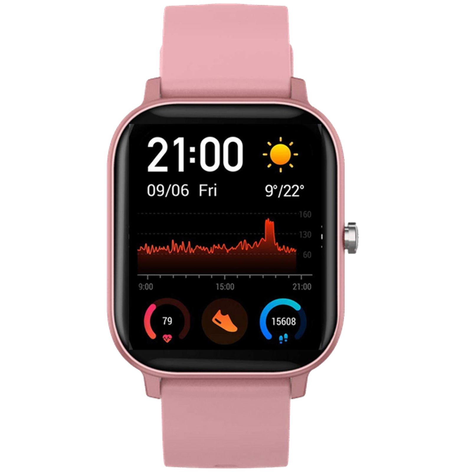 

Fire-Boltt BSW001 Smart Watch (35mm) (SPO2, Pink, Silicone Band), No color