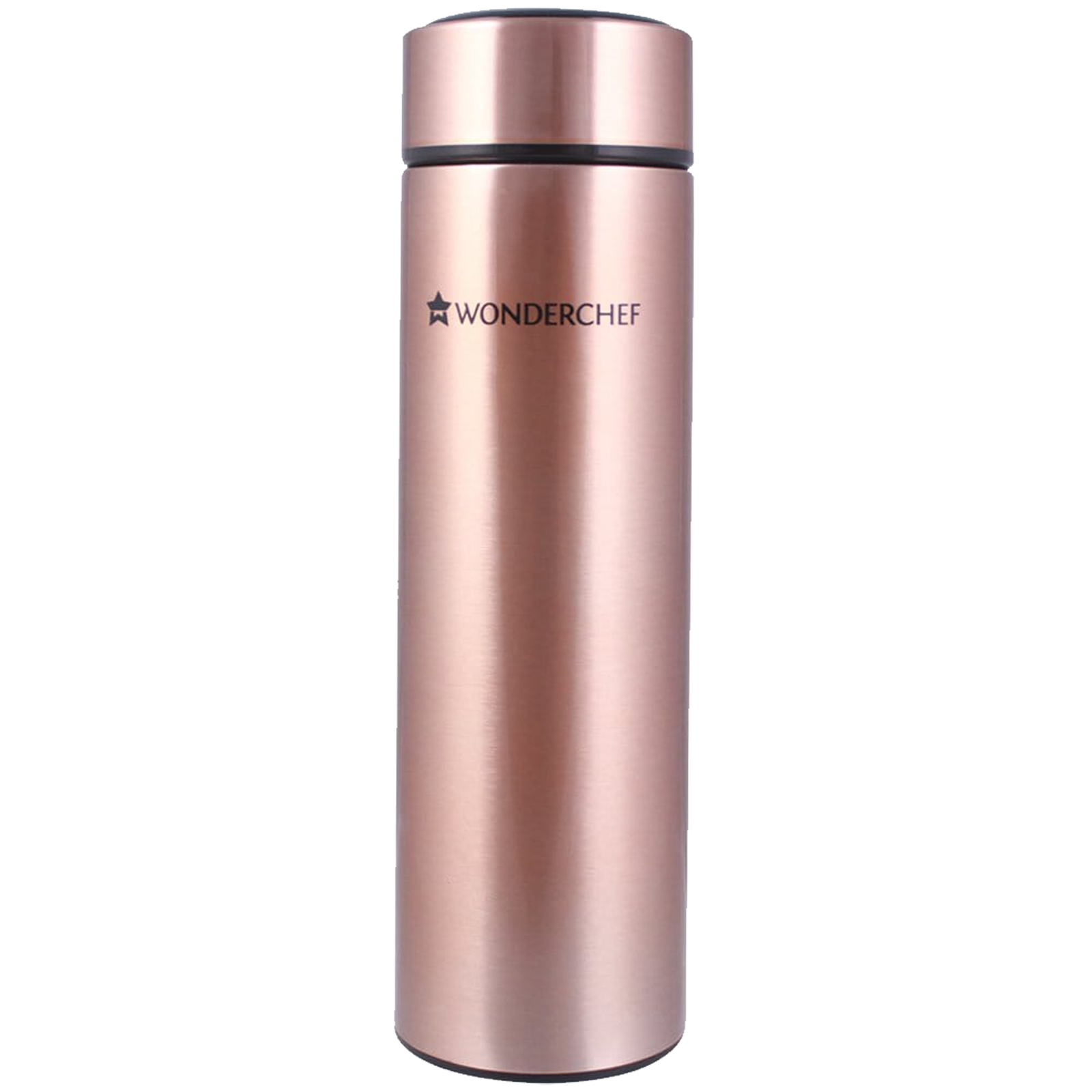 

Wonderchef Nutri-Bot 0.48 Litres Stainless Steel Water Bottle (Vacuum Insulation, 63152860, Copper), No color