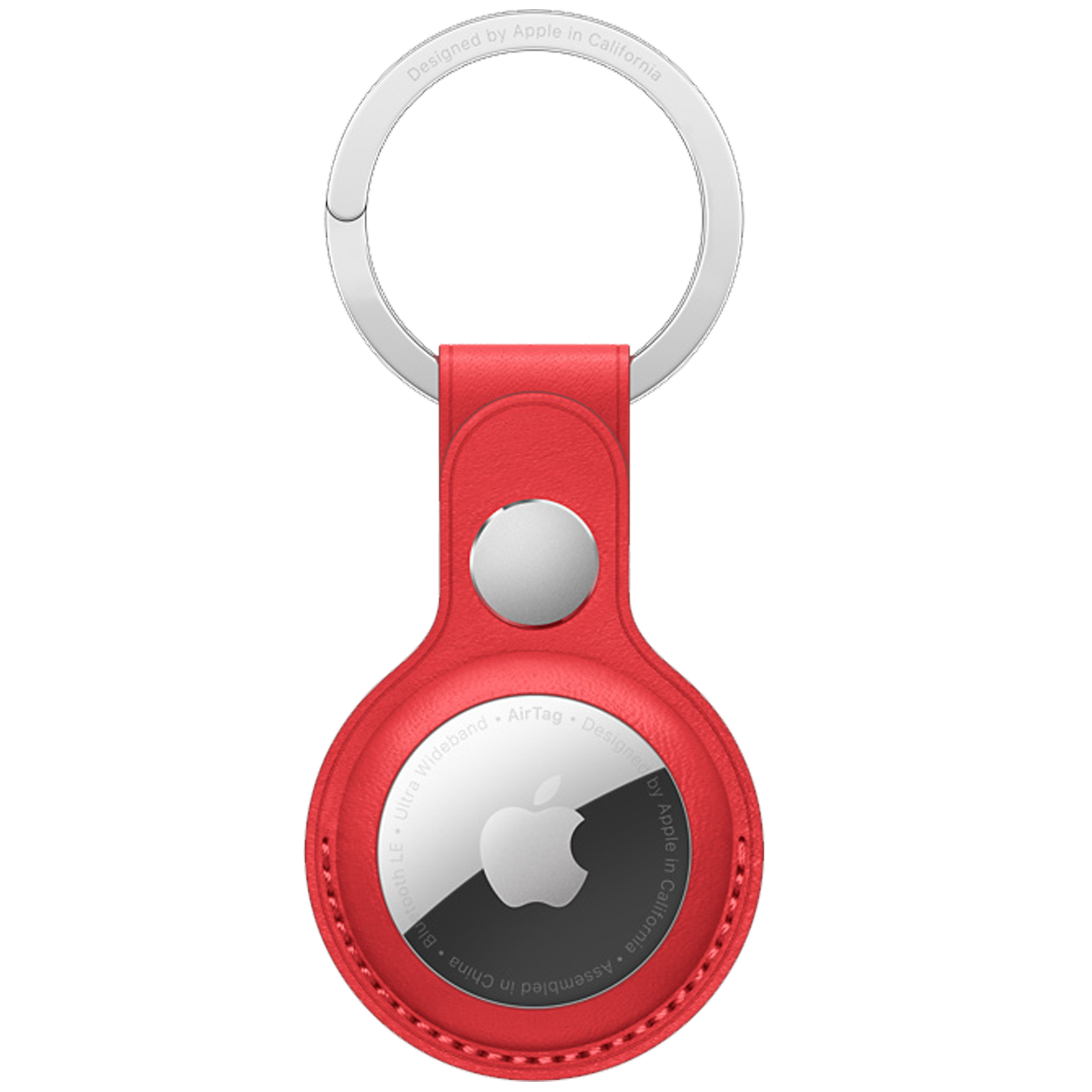 Apple AirTag Key Ring (French Leather, MK103ZM/A, Red)_1